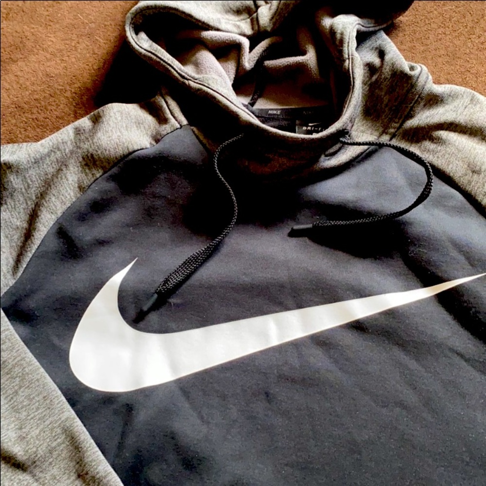 Nike Dri-Fit hoodie.